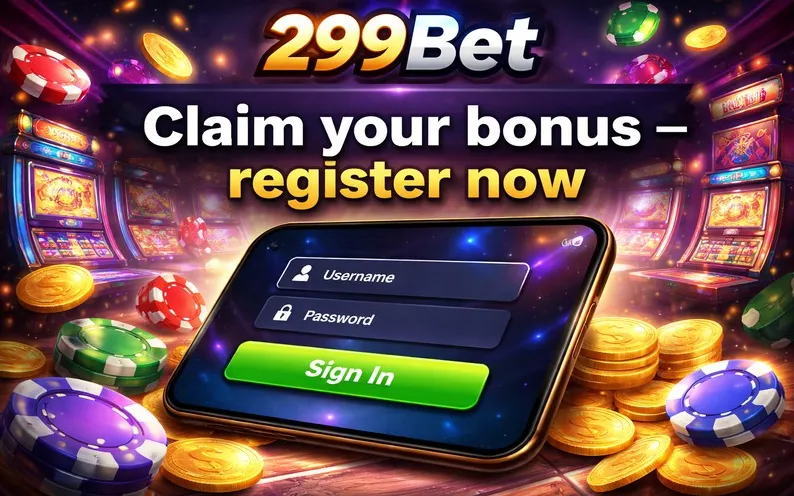 299Bet login page banner